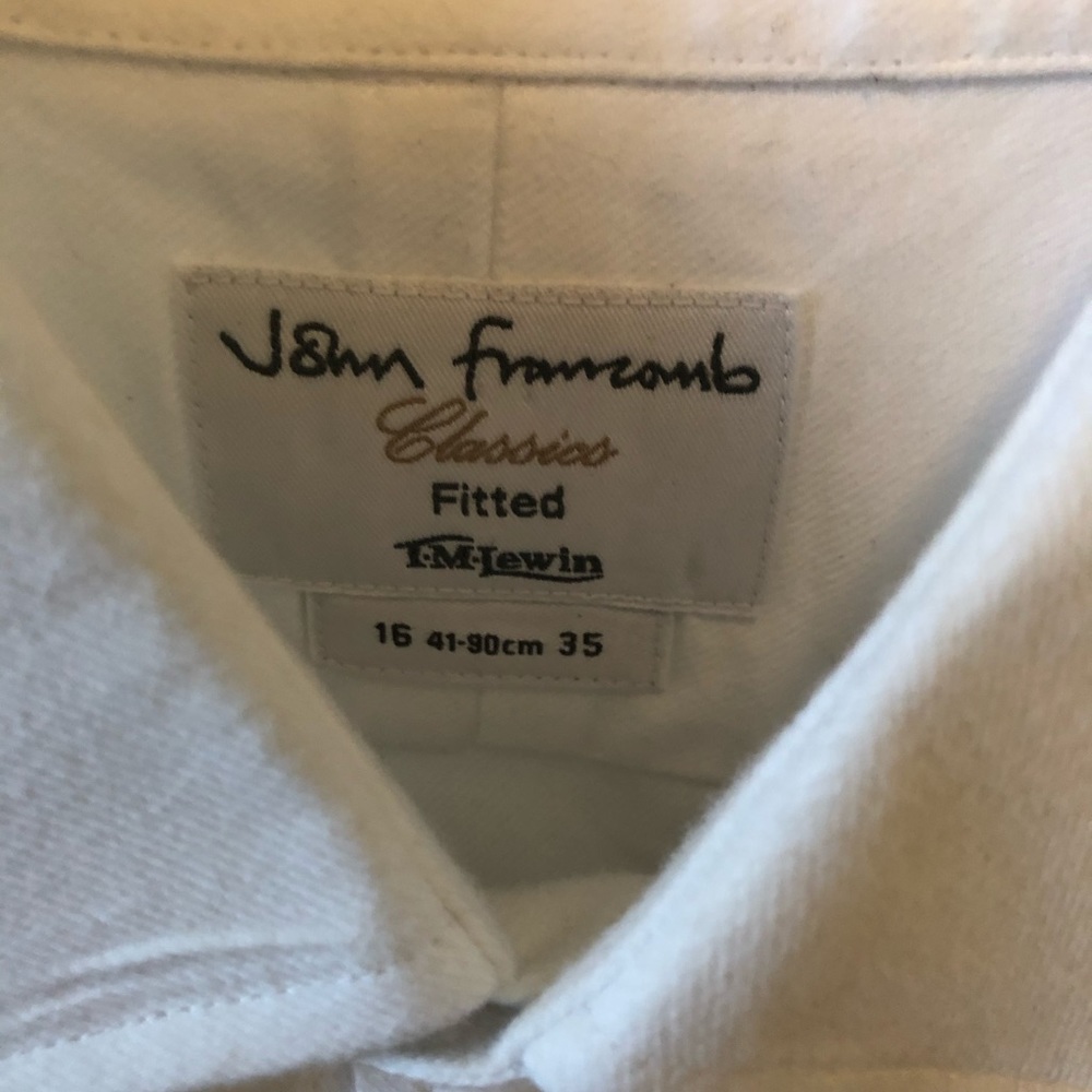 T.M. Lewin dress shirt.